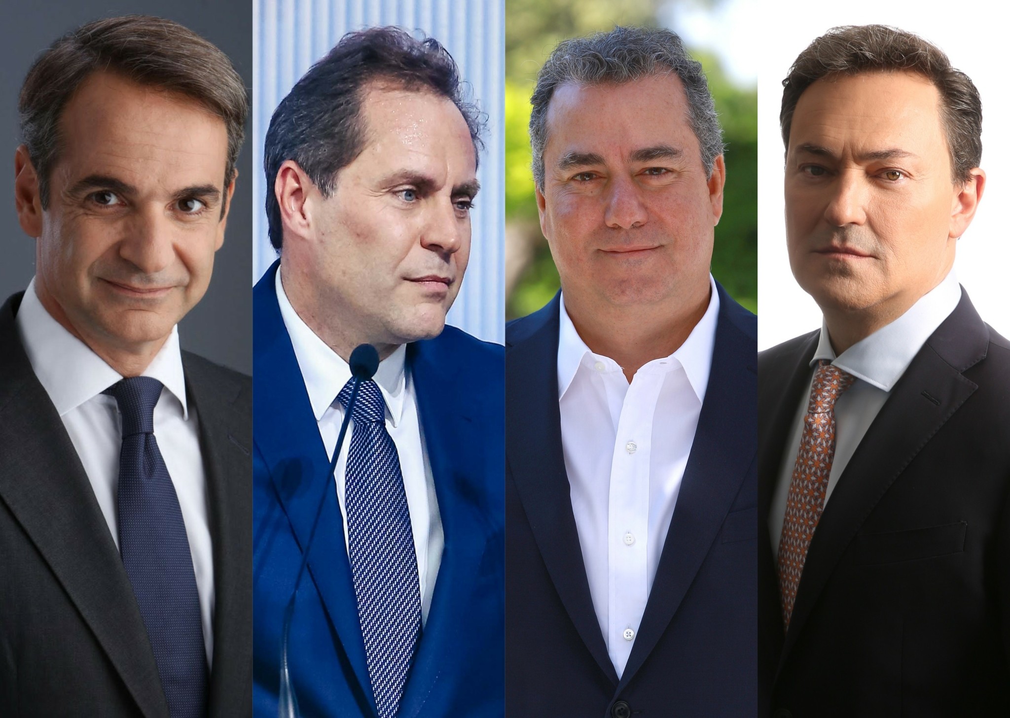 Greece Talks – Ενα ιστορικό «στρογγυλό τραπέζι»: Ο πρωθυπουργός μαζί με Βασιλάκη, Κωνσταντακόπουλο, Αθανασίου