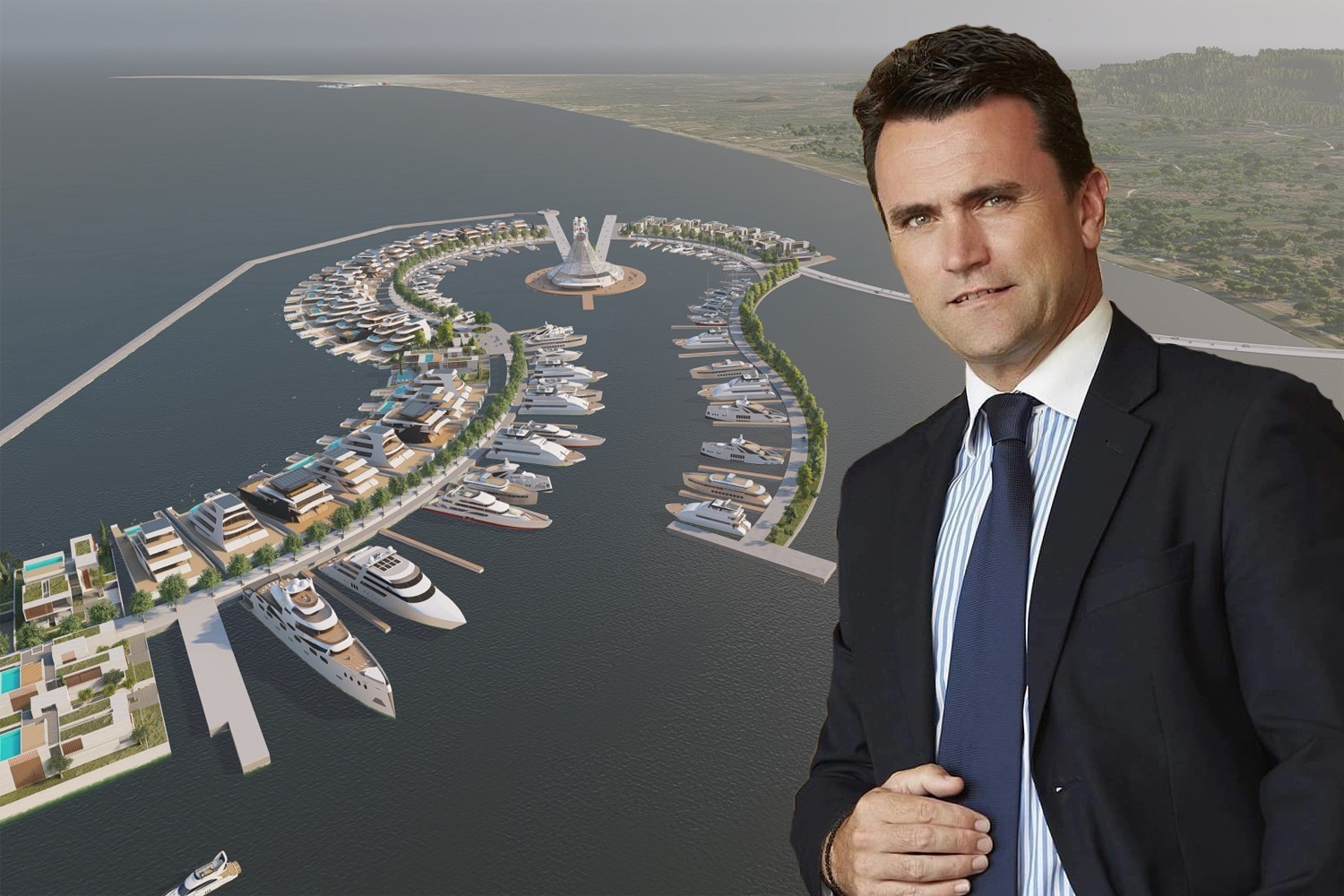 Κ. Δενδρινός (L. Marine) για την νέα μαρίνα στην Νότια Κέρκυρα: «Πώς ο Καλυβιώτης θα γίνει… Μονακό» (pics)