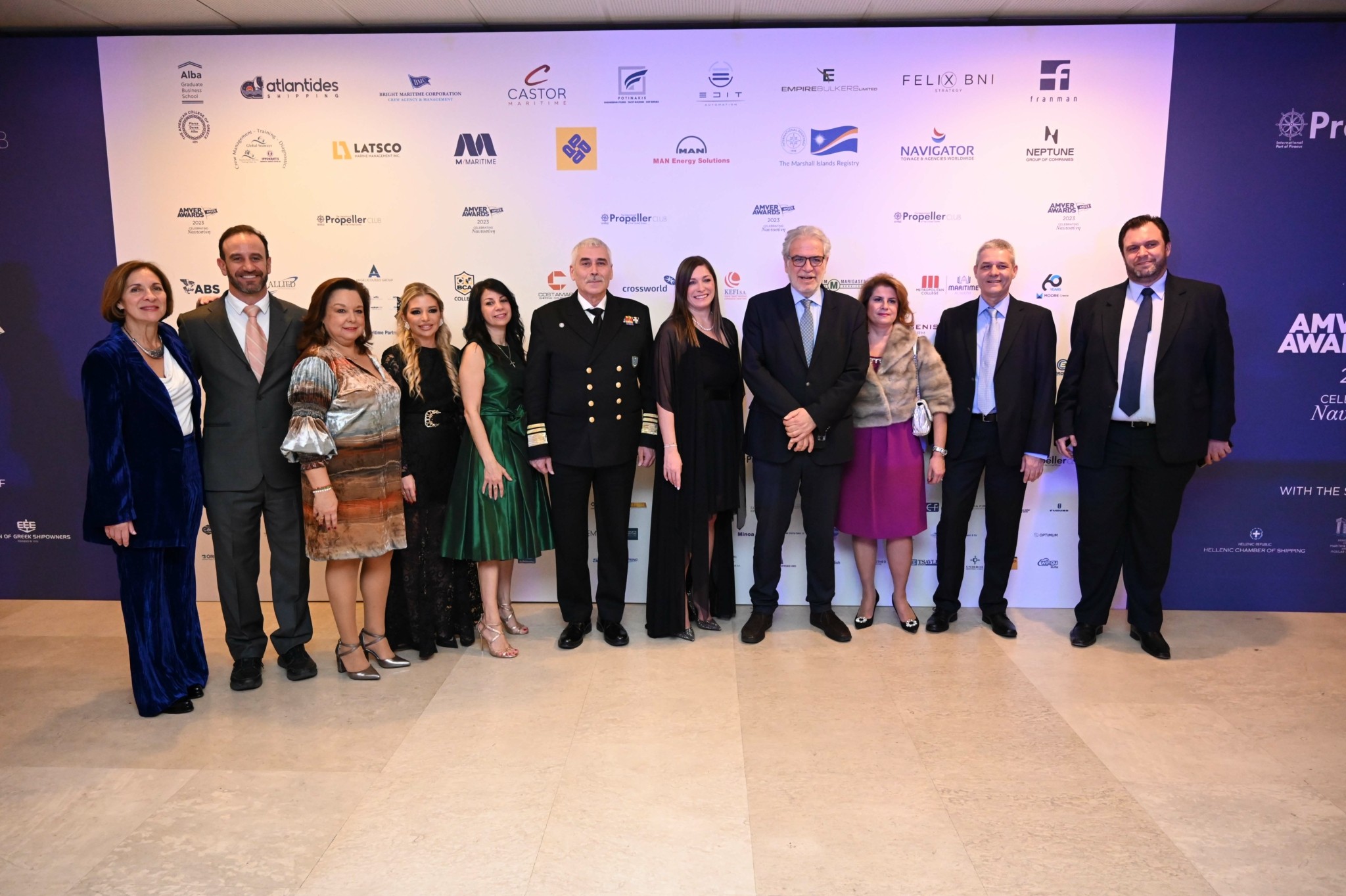 Τα AMVER Awards τίμησαν τη Nαυτοσύνη – Ποιες ελληνικές εταιρείες βραβεύτηκαν (pics)