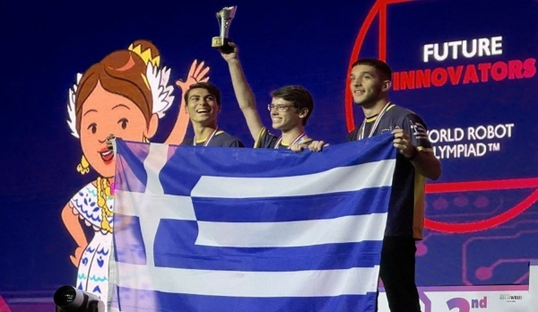 H Ελλάδα 1η στην Ευρώπη και 4η στον κόσμο στην Παγκόσμια Ολυμπιάδα Ρομποτικής 2023