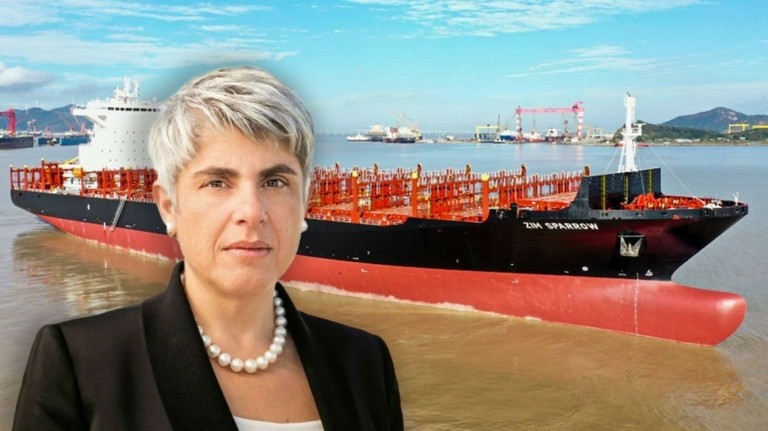 Αγγελική Φράγκου: Η Navios Maritime Partners παρέλαβε το νεότευκτο containership Zim Sparrow (pics)