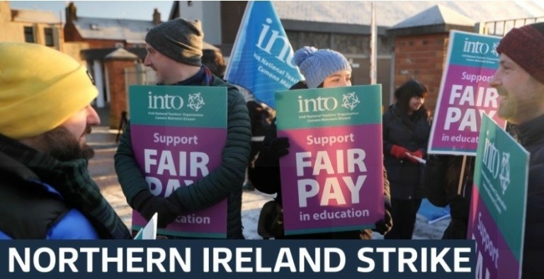 Βόρεια Ιρλανδία: Παρέλυσε το Δημόσιο – Μαζική απεργία με μισθολογικά αιτήματα