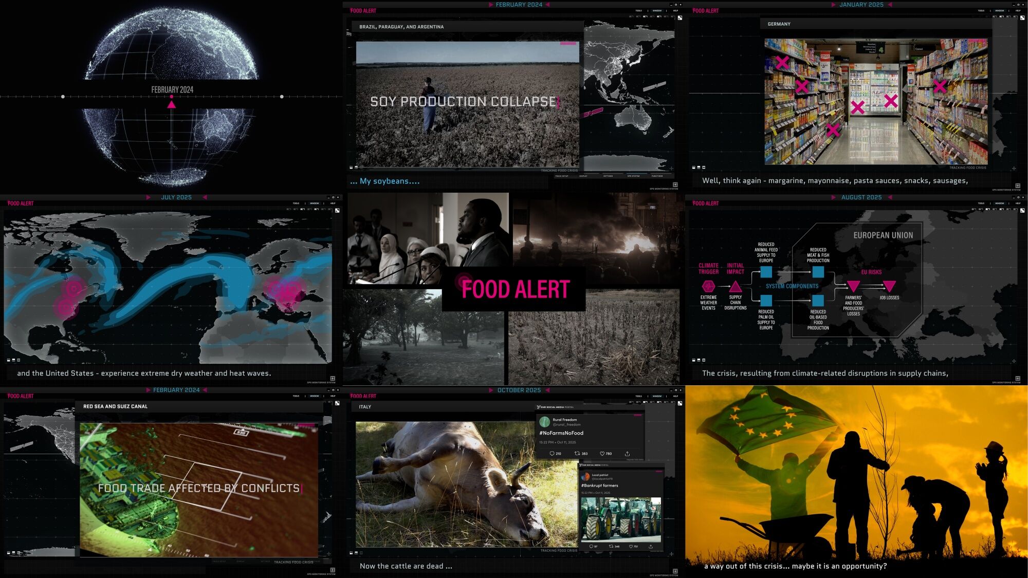 Ευρωπαϊκό σενάριο για επισιτιστική κρίση: Τεράστια η απειλή για την Γηραιά Ήπειρο (πίνακες)