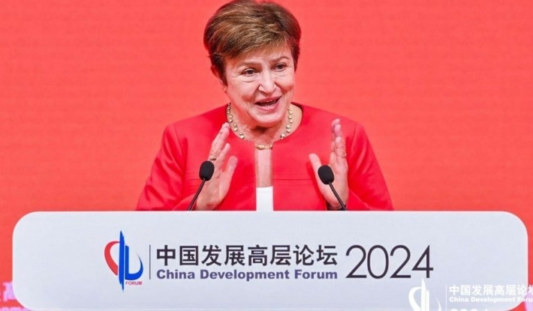 Γκεοργκίεβα στο κινεζικό Νταβός: Κλειδί οι μεταρρυθμίσεις για την τόνωση της ανάπτυξης