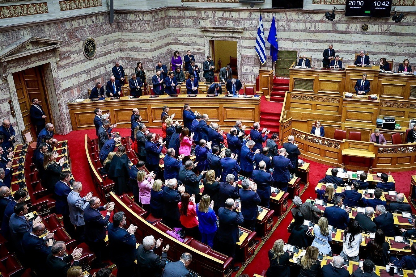 Βουλή: Καταψηφίστηκε η πρόταση δυσπιστίας κατά της κυβέρνησης
