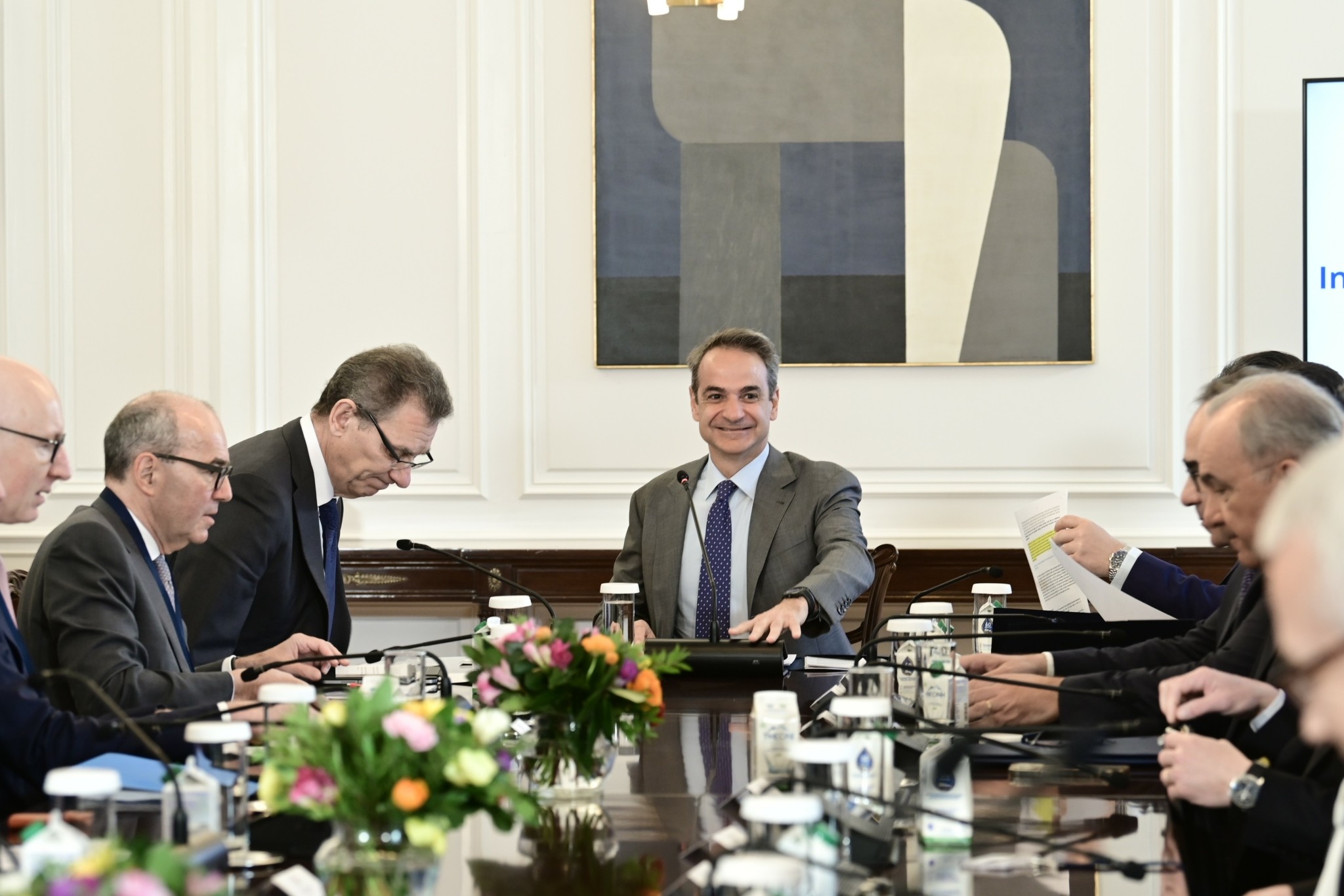 Μητσοτάκης στους CEOs της φαρμακοβιομηχανίας: Θα στηρίξουμε την καινοτομία – Μπουρλά: Γι’ αυτό επιλέξαμε την Ελλάδα (pics)