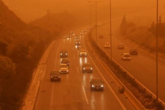 Νέο κύμα αφρικανικής σκόνη – Μέχρι τους 28 βαθμούς θα «σκαρφαλώσει» η θερμοκρασία (χάρτης)