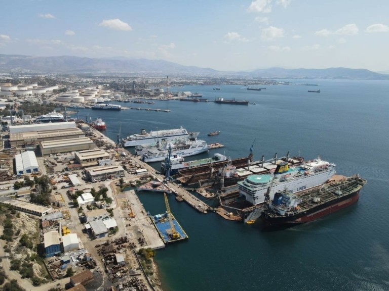 ΟΝΕΧ: Ρεκόρ χωρητικότητας πλοίων για τα ναυπηγεία Σύρου-Ελευσίνας (pics)