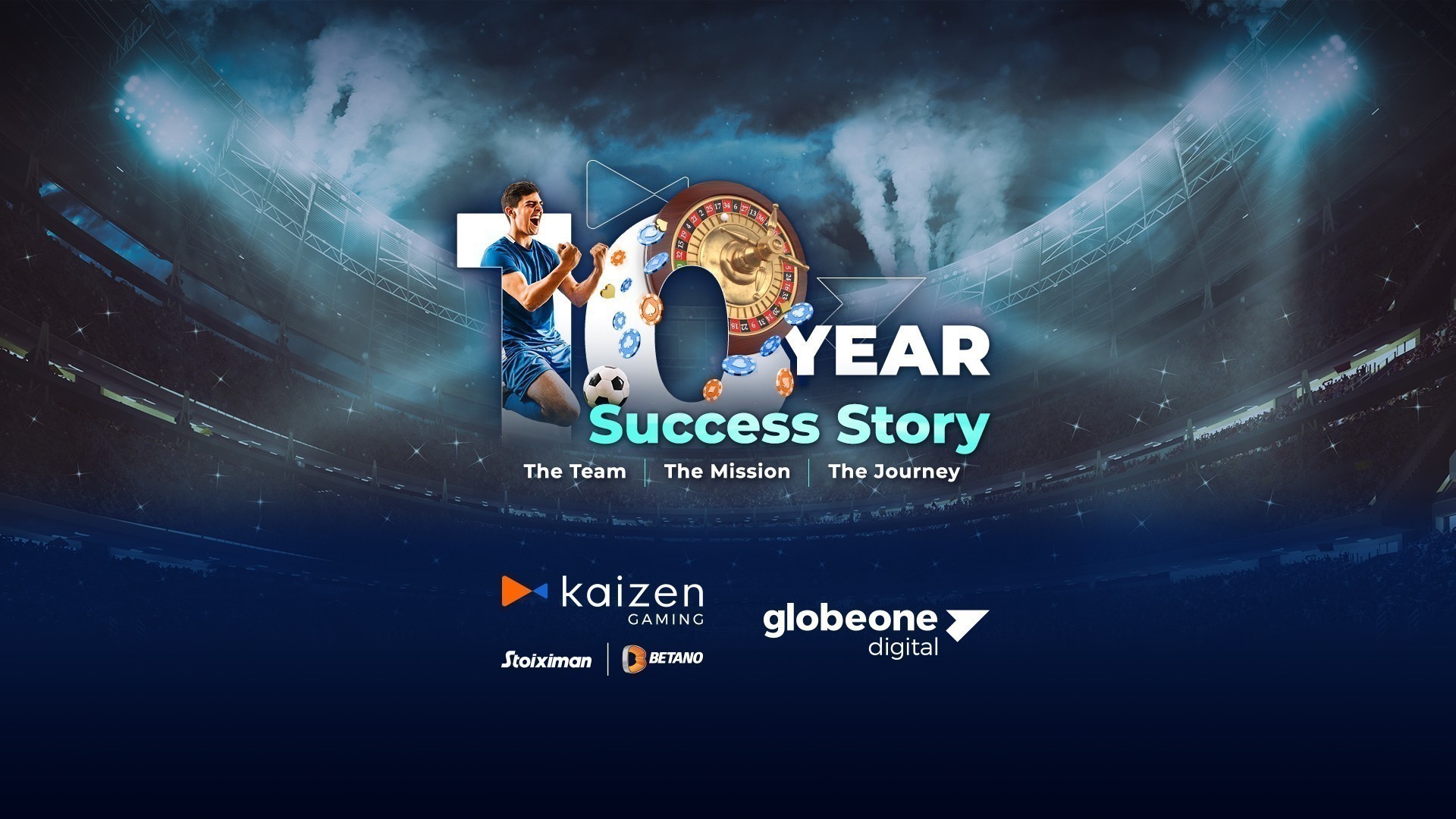 Globe One Digital – Kaizen Gaming: 10 χρόνια επιτυχημένης συνεργασίας