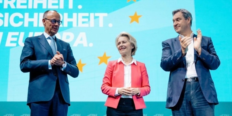 Ευρωεκλογές 2024: Πρώτο με μεγάλη διαφορά το CDU/CSU στις δημοσκοπήσεις