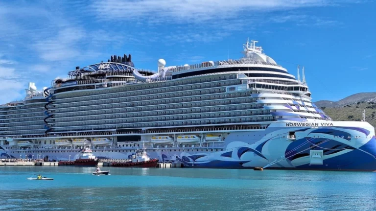 Κεφαλονιά: Κατέπλευσε στο λιμάνι Αργοστολίου τo πελώριο κρουαζιερόπλοιο Norwegian Viva (pics)
