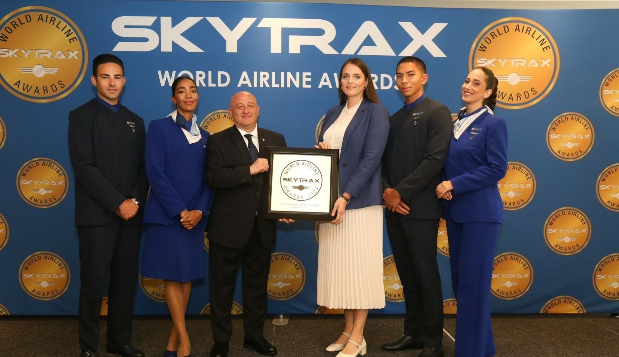 Η Aegean καλύτερη περιφερειακή αεροπορική εταιρεία στην Ευρώπη στα Skytrax World Airline Awards 2024