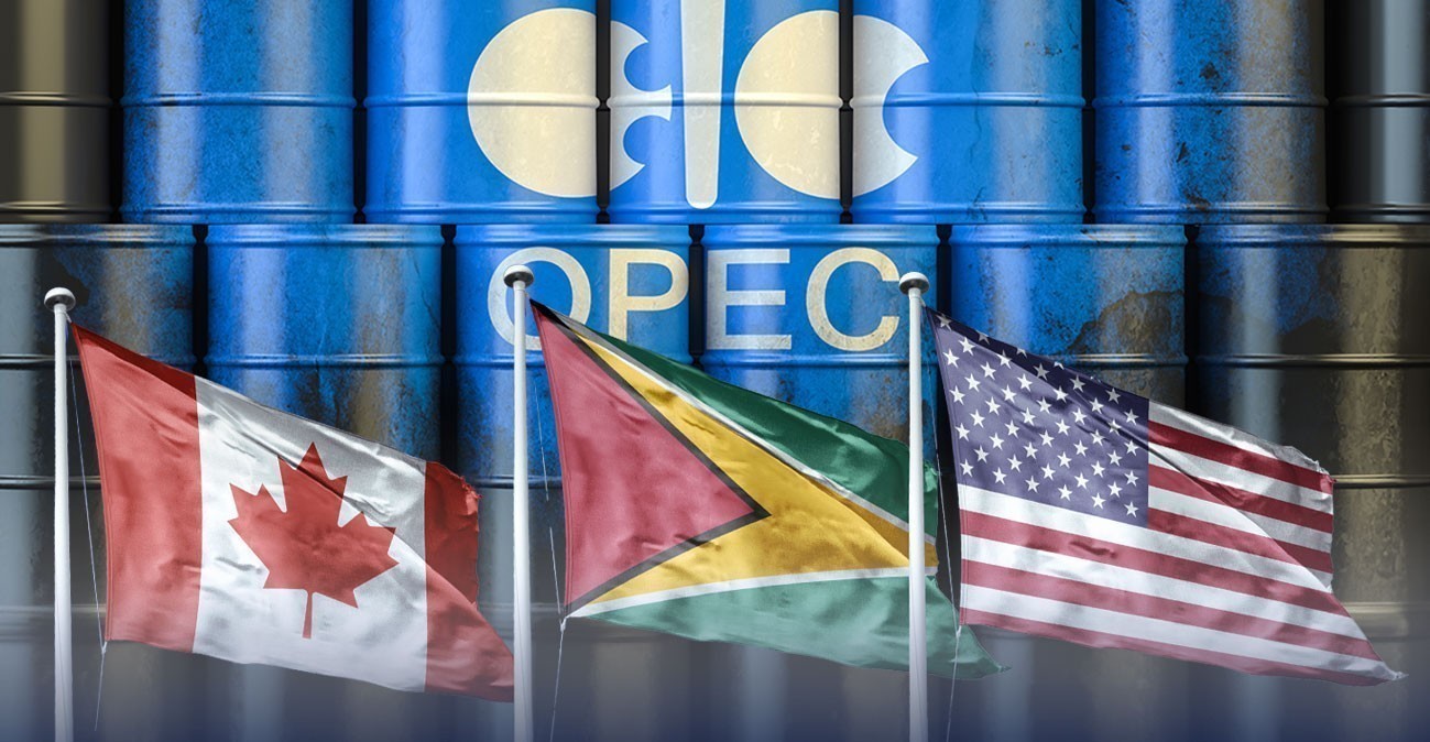 Πετρελαϊκό game of thrones: Ενώ ο ΟΠΕΚ μειώνει την παραγωγή, ΗΠΑ, Καναδάς και Γουιάνα ανεβάζουν στροφές