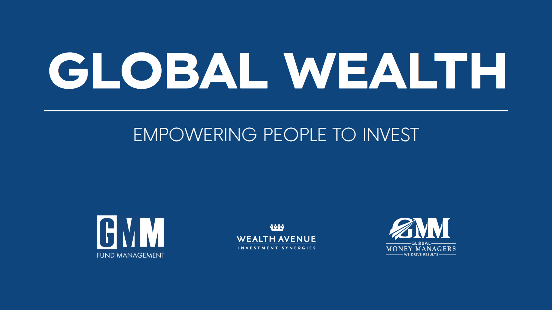 Global Wealth: Συγχώνευση για τη δημιουργία εταιρείας ολικής διαχείρισης επενδυτικών κεφαλαίων