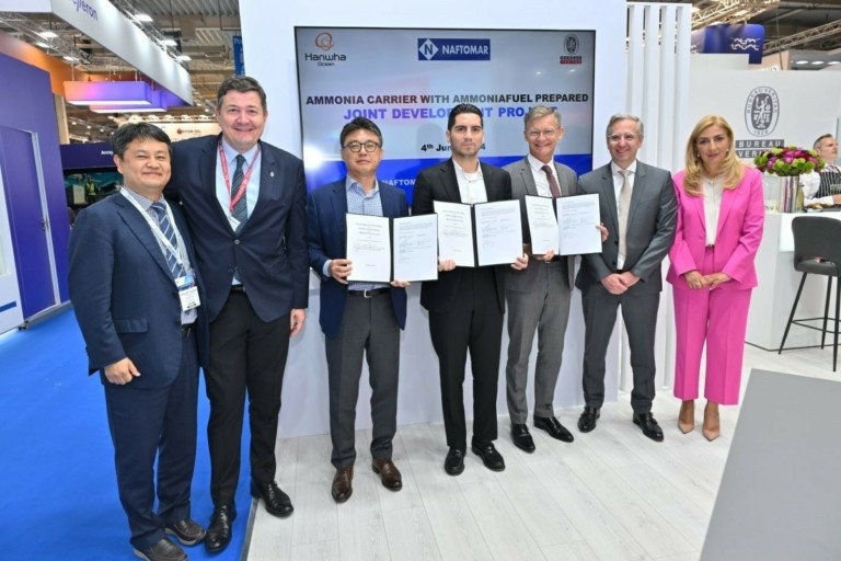 Η Naftomar μπαίνει στο εμπόριο μεταφοράς αμμωνίας με τέσσερα νεότευκτα πλοία VLAC (pic)