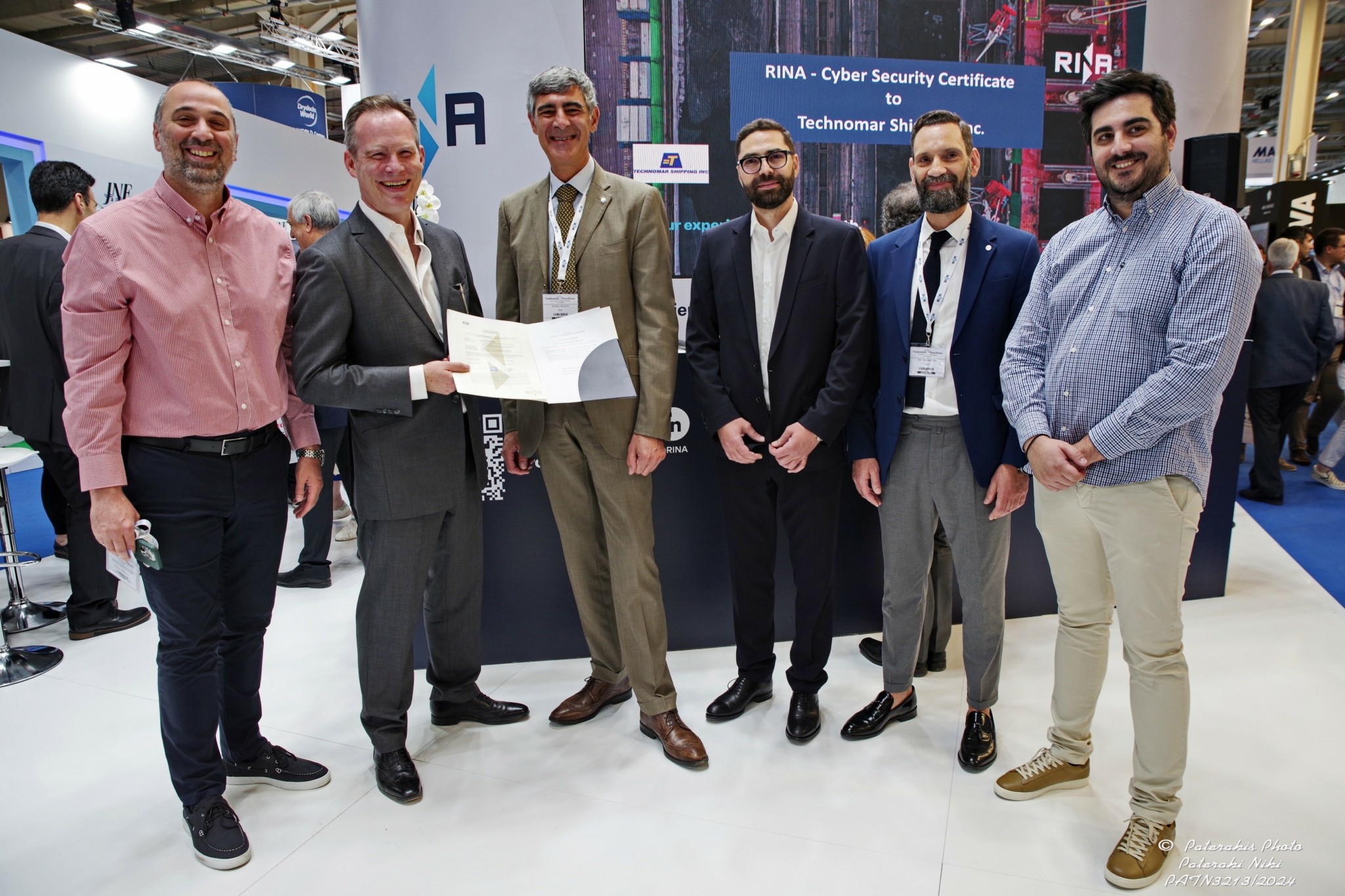 Technomar Shipping: Έλαβε το πιστοποιητικό για την ασφάλεια στον κυβερνοχώρο από τον RINA (pic)