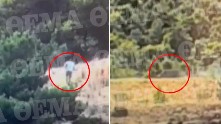 Γλυκά Νερά: Βίντεο ντοκουμέντο με τη στιγμή που ξεσπά η φωτιά και τη διαφυγή των υπόπτων (vid)