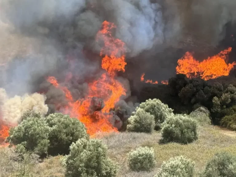 Φωτιά στην Αντιμάχεια Κω – Μήνυμα από το 112 για εκκένωση της Καρδάμαινας