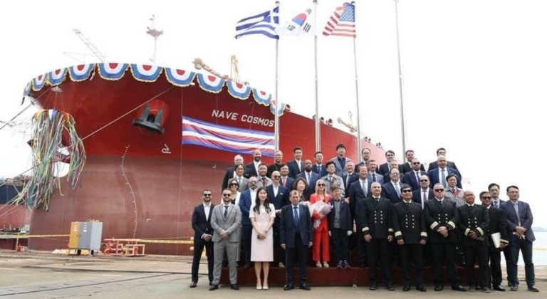 Αγγελική Φράγκου: Η Navios το 1ο από τα συνολικά 12 Aframax δεξαμενόπλοια που ναυπηγεί 