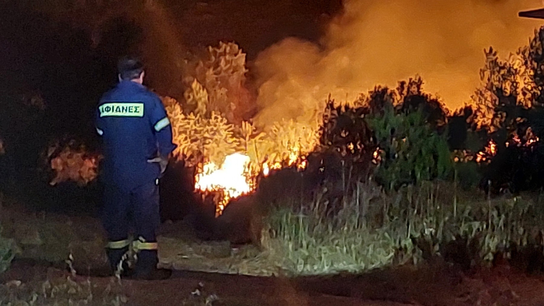 Μάχη με τις συνεχείς αναζωπυρώσεις σε Μικροχώρι, Καπανδρίτι και Βαρνάβα (pics+vid)