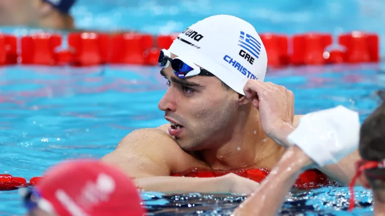 Ολυμπιακοί Αγώνες 2024: «Ασημένιος» ο Απόστολος Χρήστου στα 200μ. ύπτιο (vid)