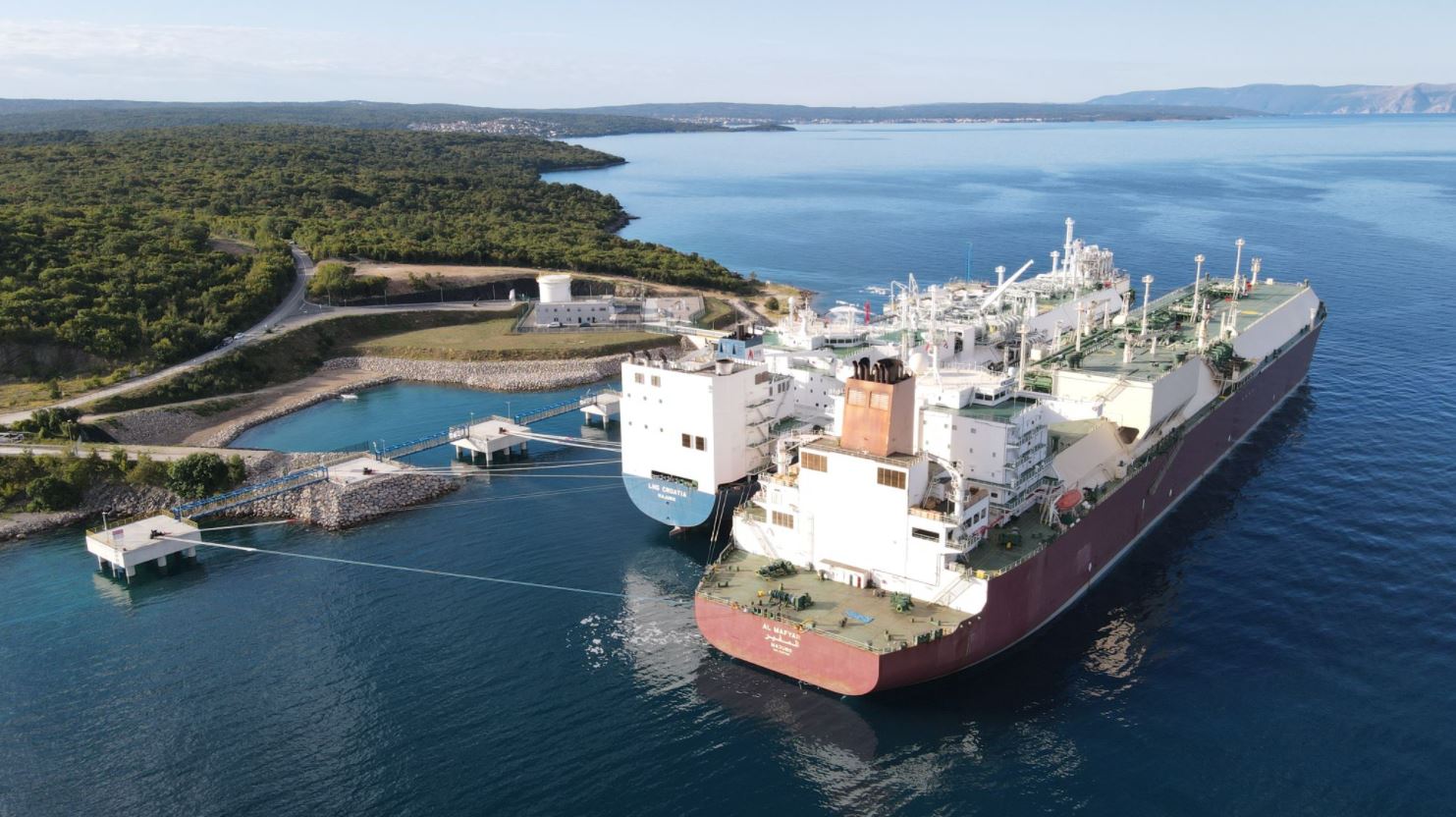 LNG Croatia: «Έκλεισε» τα 100 φορτία μέσα σε 4 χρόνια λειτουργίας