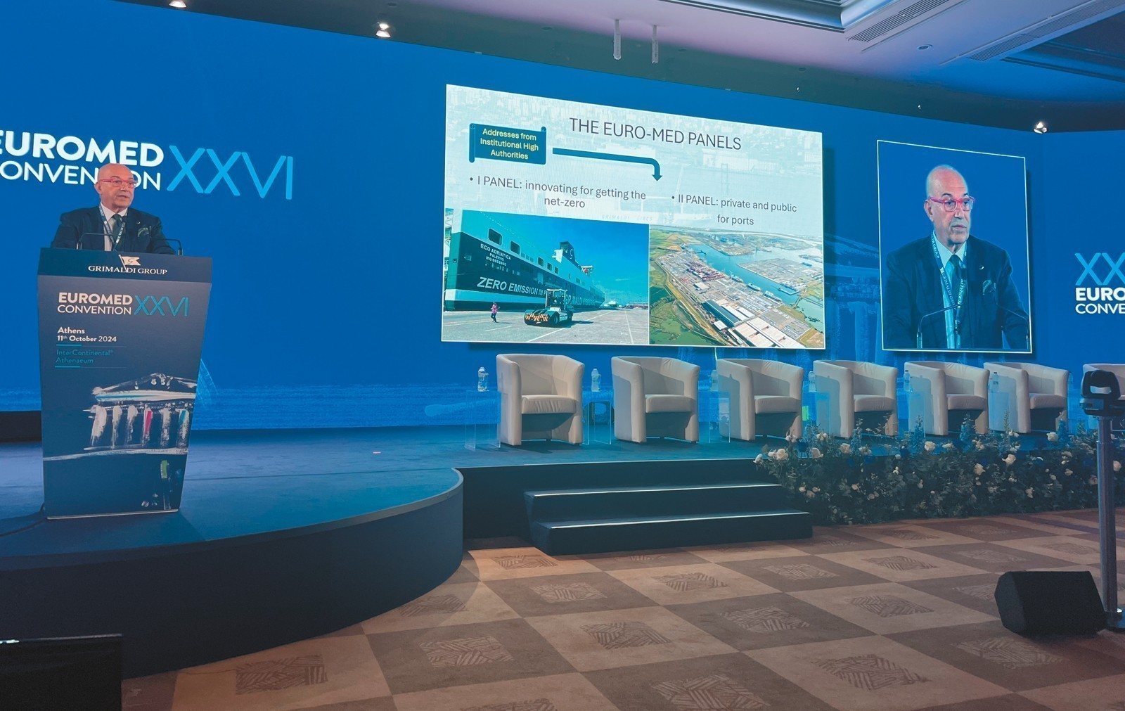 XXVI Εuromed Convention: Τα σχέδια του ομίλου Grimaldi για τις επενδύσεις του στην Ελλάδα (pics)