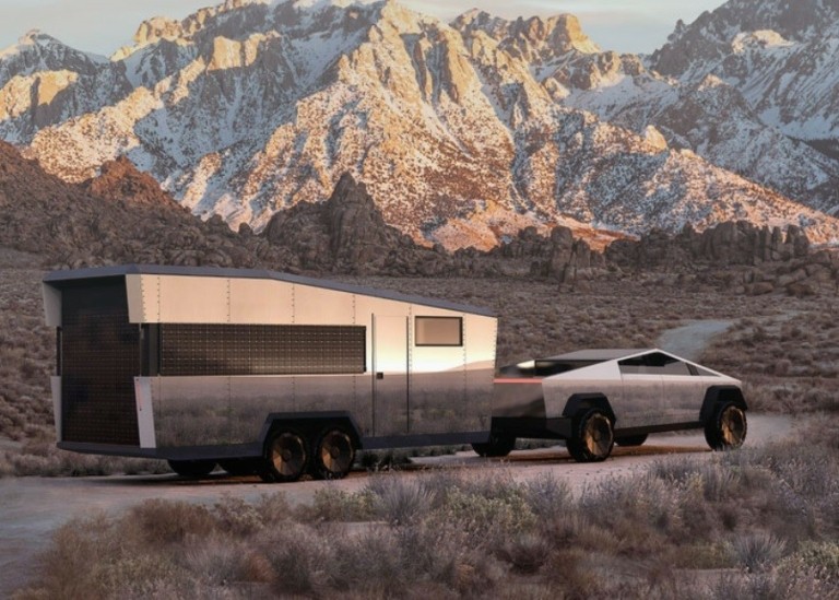 CyberTrailer: Κυκλοφόρησε το τροχόσπιτο του Cybertruck της Tesla (vid)