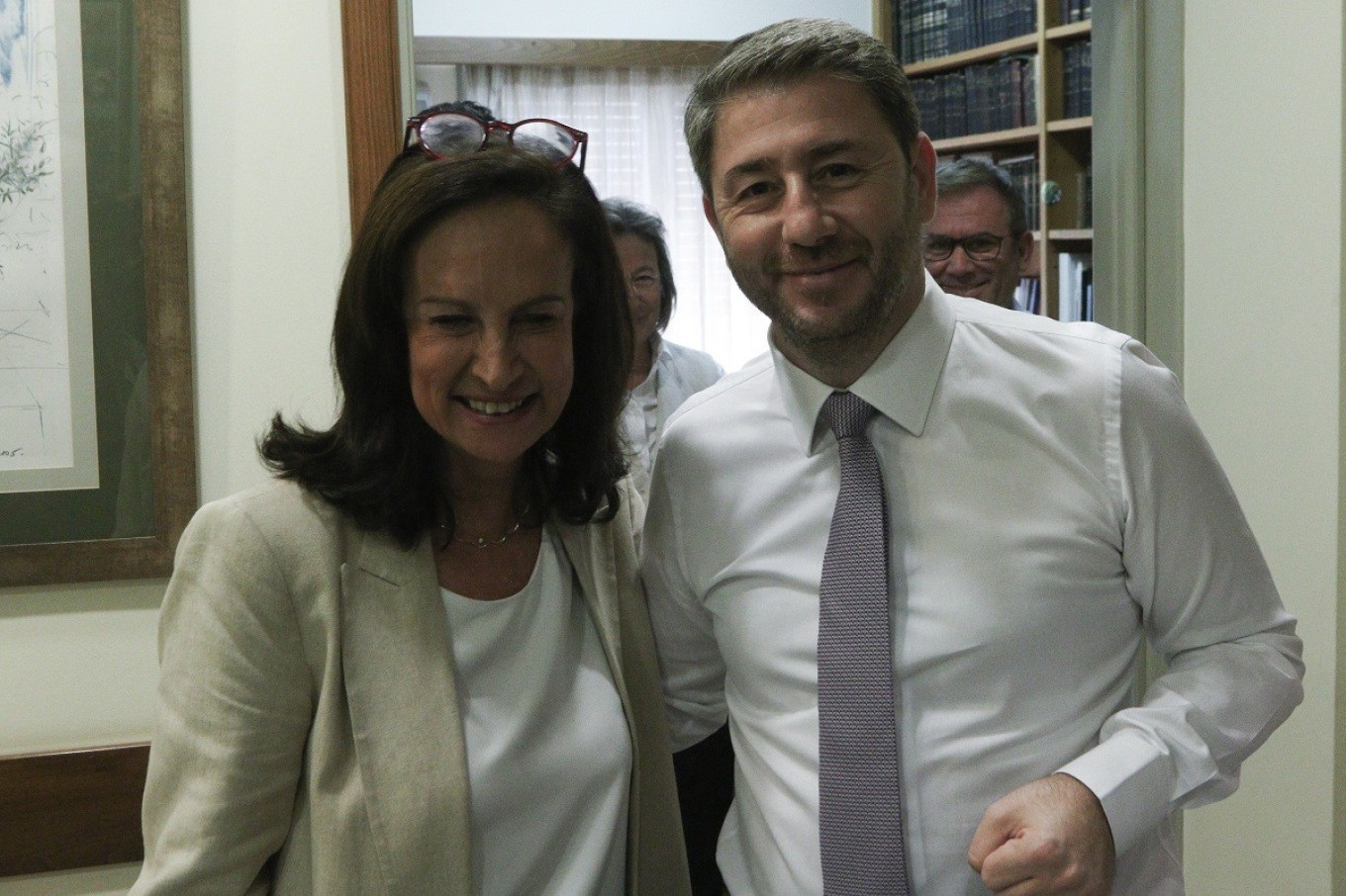 Διαμαντοπούλου μετά τις συναντήσεις με Ανδρουλάκη – Δούκα: Δεν θα δώσω κατεύθυνση