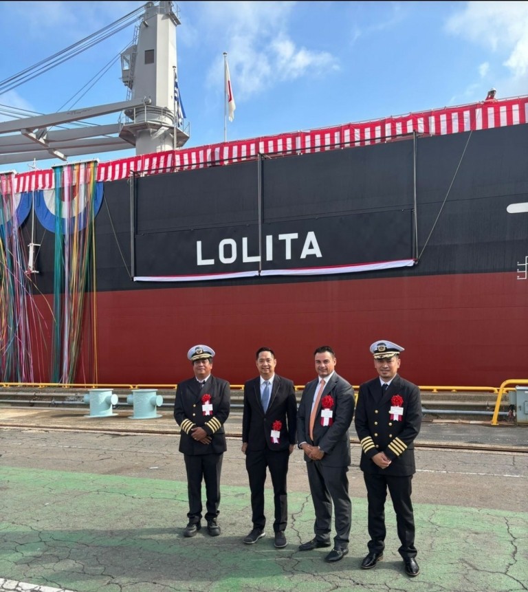 Κώστας Δελαπόρτας: Η DryDel παρέλαβε το 4ο νεότευκτο φορτηγό πλοίο «MV Lolita»(pics)