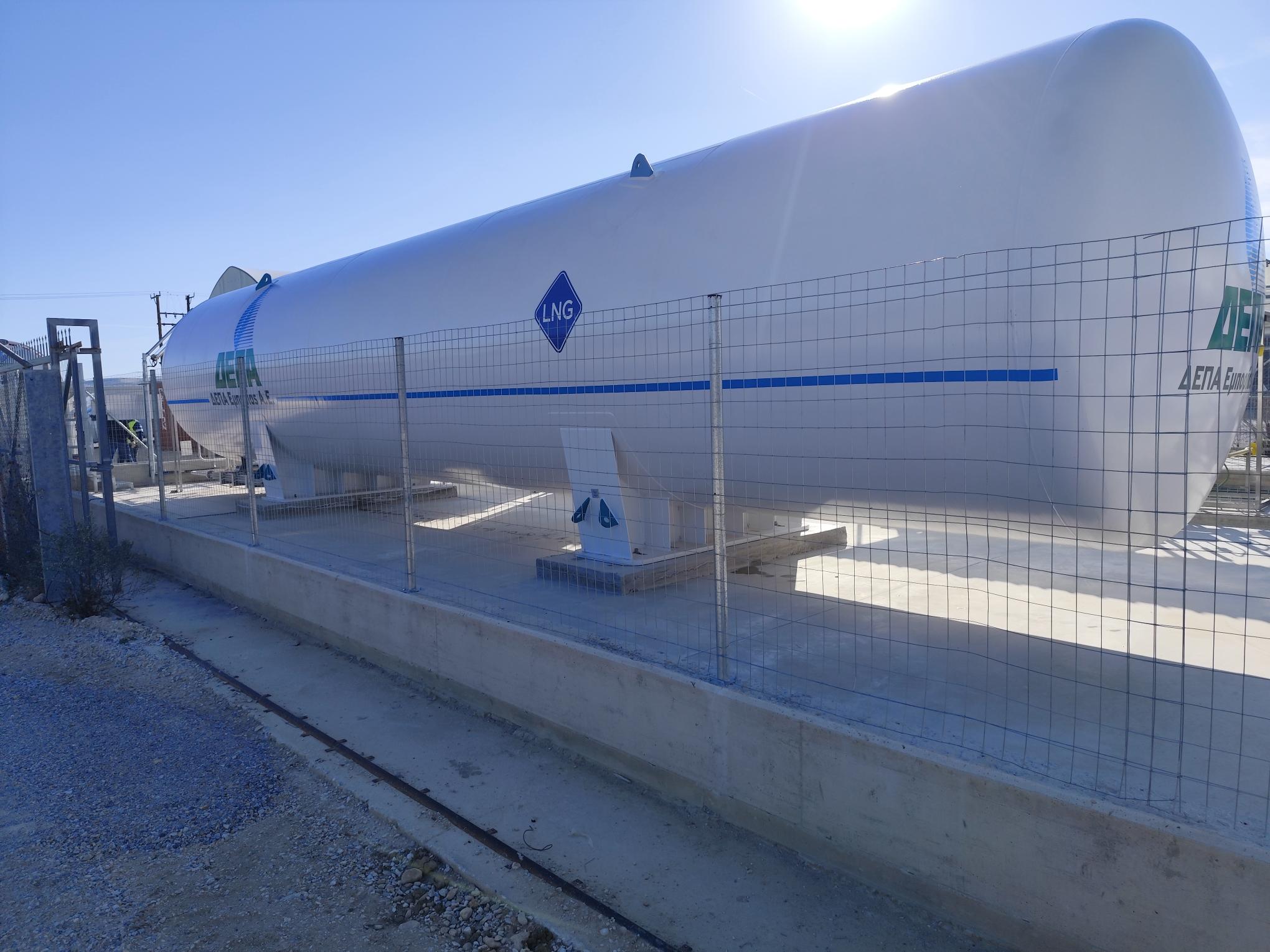 ΔΕΠΑ Εμπορίας: Σε λειτουργία ο πρώτος σταθμός αεριοποίησης LNG μονάδας ΣΗΘΥΑ (pics)