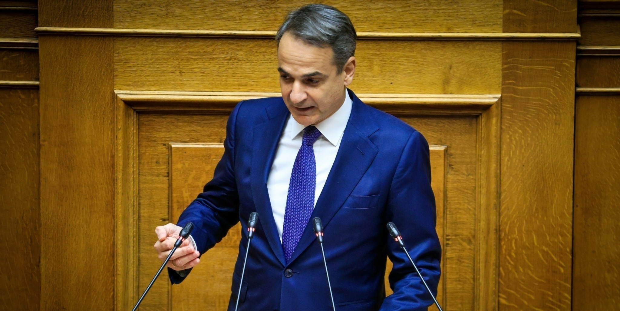 Μητσοτάκης στη Βουλή: Δέσμη πέντε παρεμβάσεων για τις τράπεζες (vid)