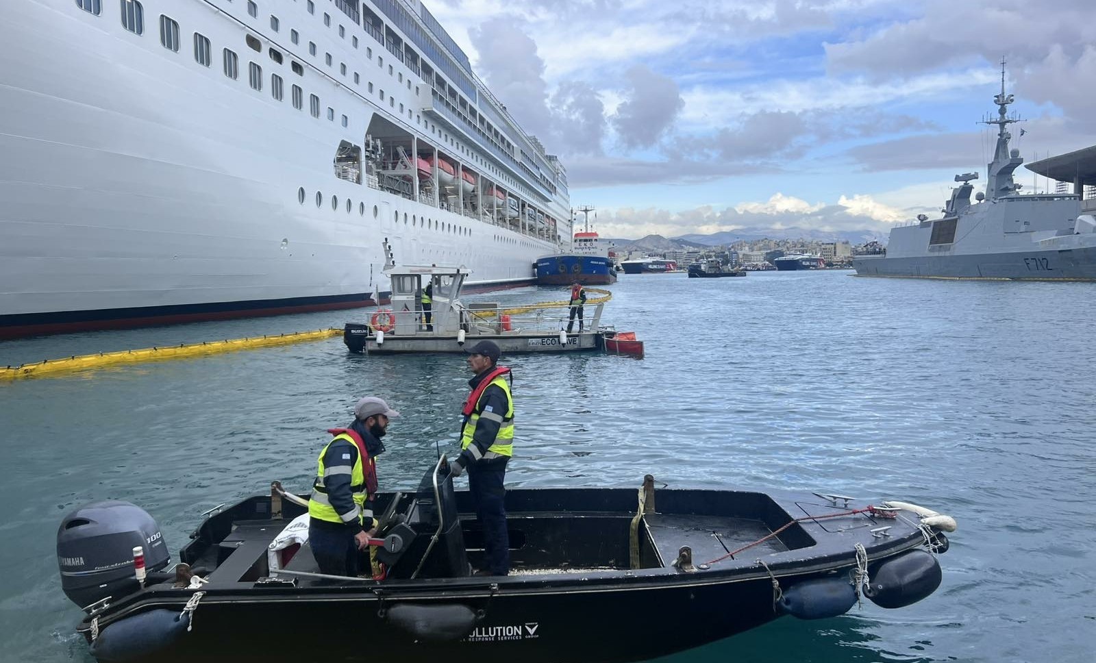 ΟΛΠ Α.Ε.: Άσκηση Ετοιμότητας για την αντιμετώπιση ρύπανσης στον Σταθμό Κρουαζιέρας (pics)