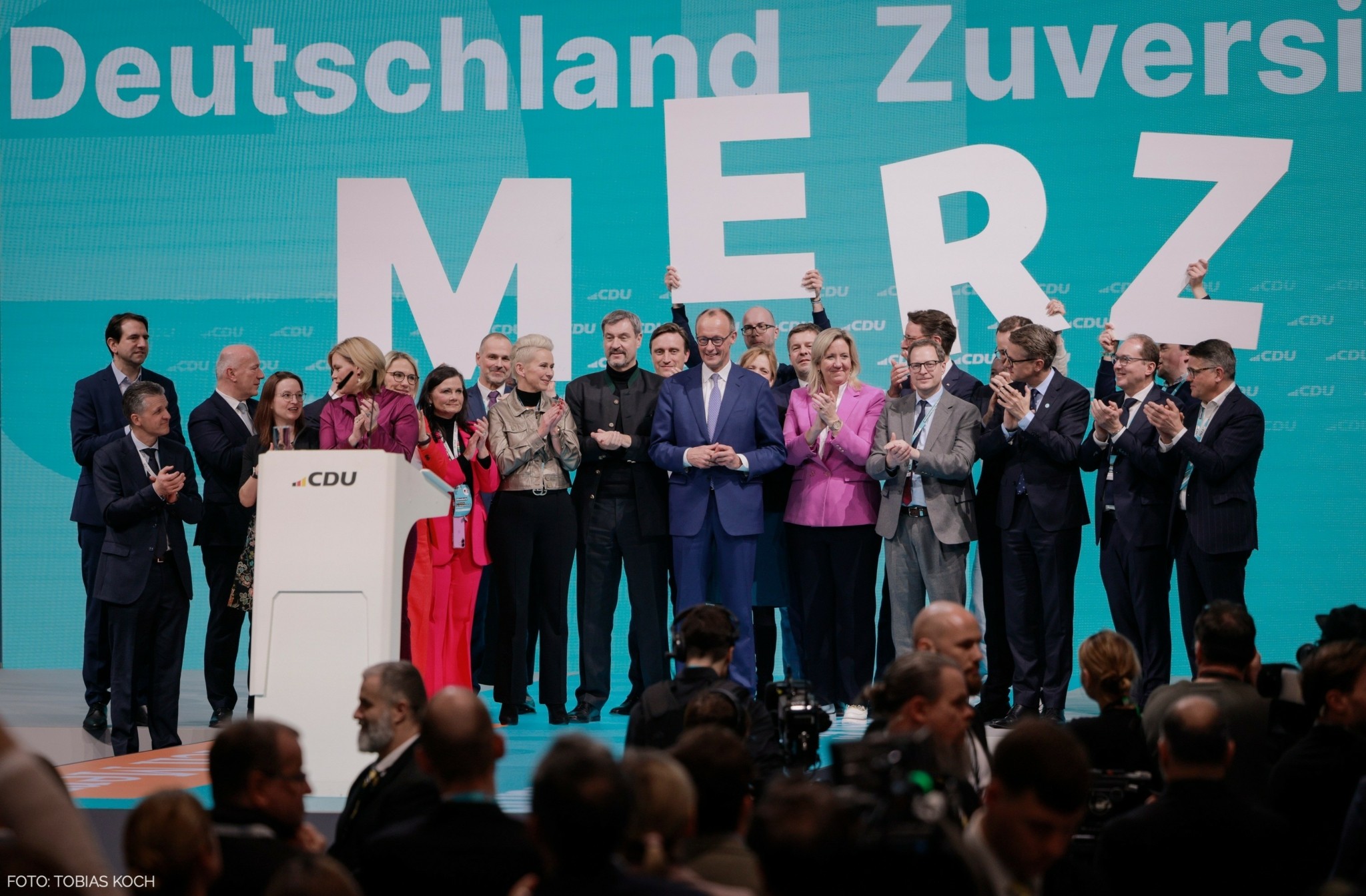 Γερμανία: Σχέδιο 15 σημείων για τις πρώτες ημέρες διακυβέρνησης ενέκρινε το συνέδριο του CDU