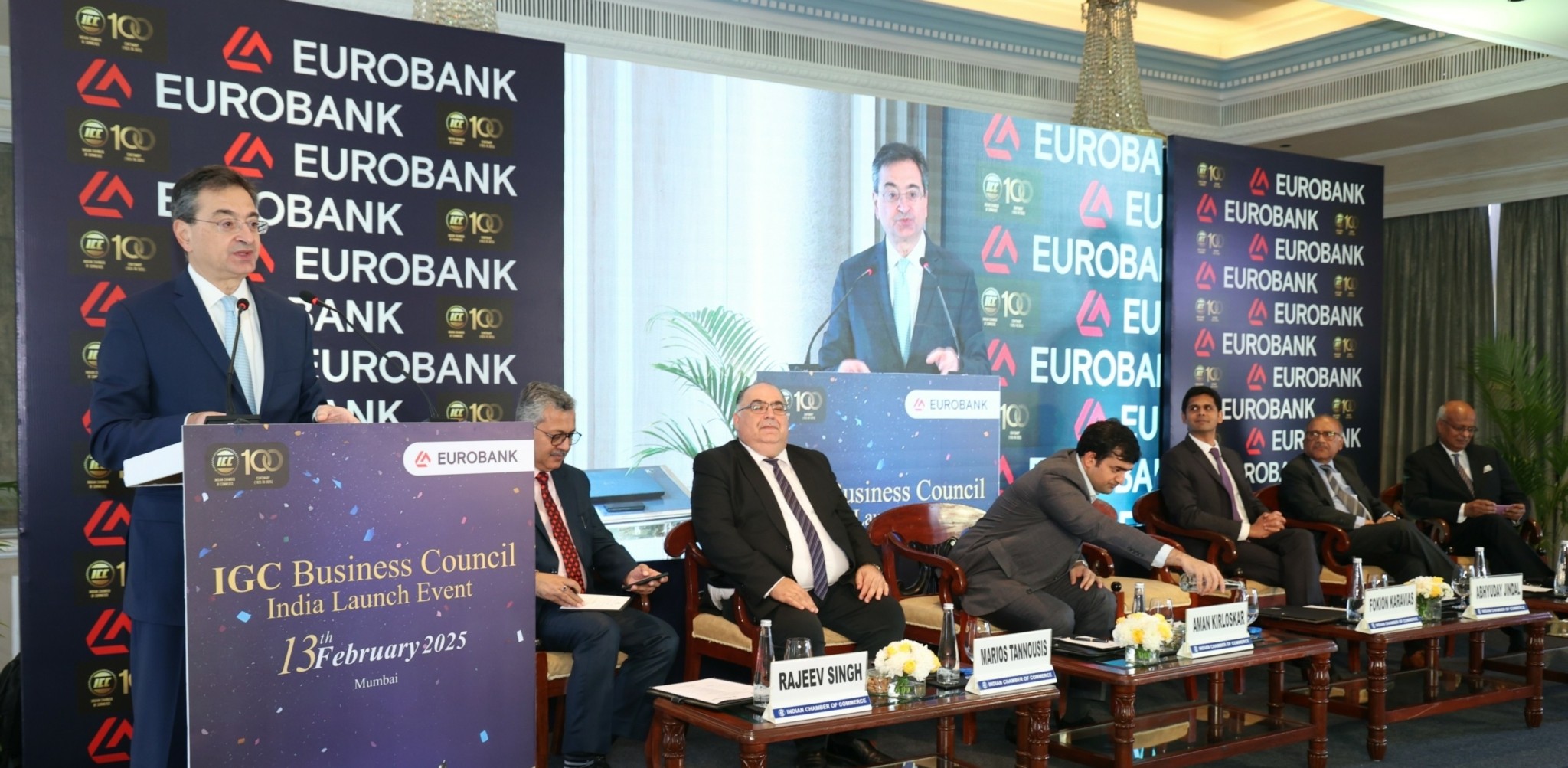 Eurobank: Έναρξη εργασιών του Επιχειρηματικού Συμβουλίου Ινδίας – Ελλάδας – Κύπρου στην Ινδία