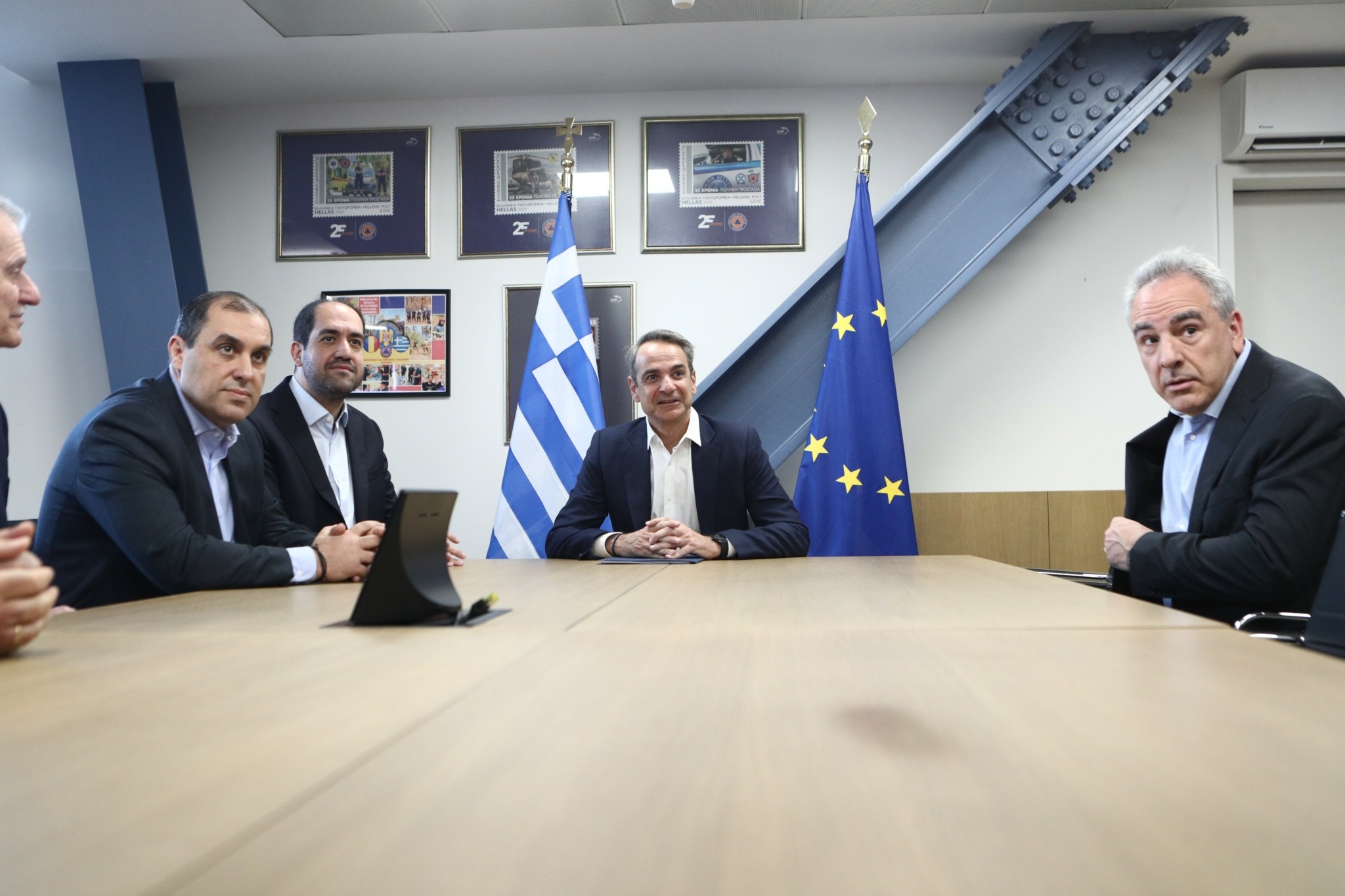 Στο υπουργείο Κλιματικής Κρίσης και Πολιτικής Προστασίας ο Κυριάκος Μητσοτάκης (pics)