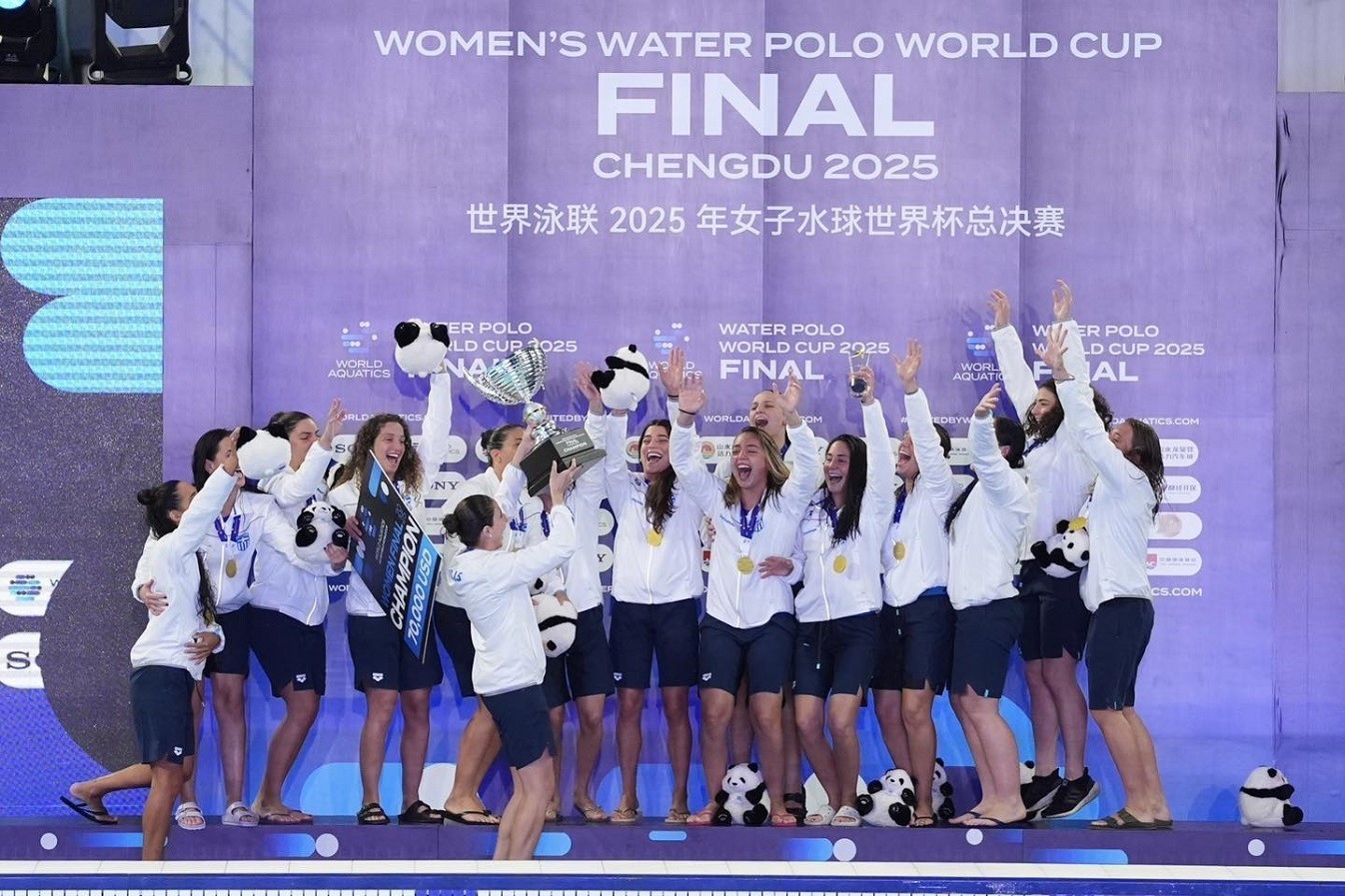 Πόλο: Παγκόσμια πρωταθλήτρια για πρώτη φορά στην ιστορία της η Εθνική Γυναικών (upd)