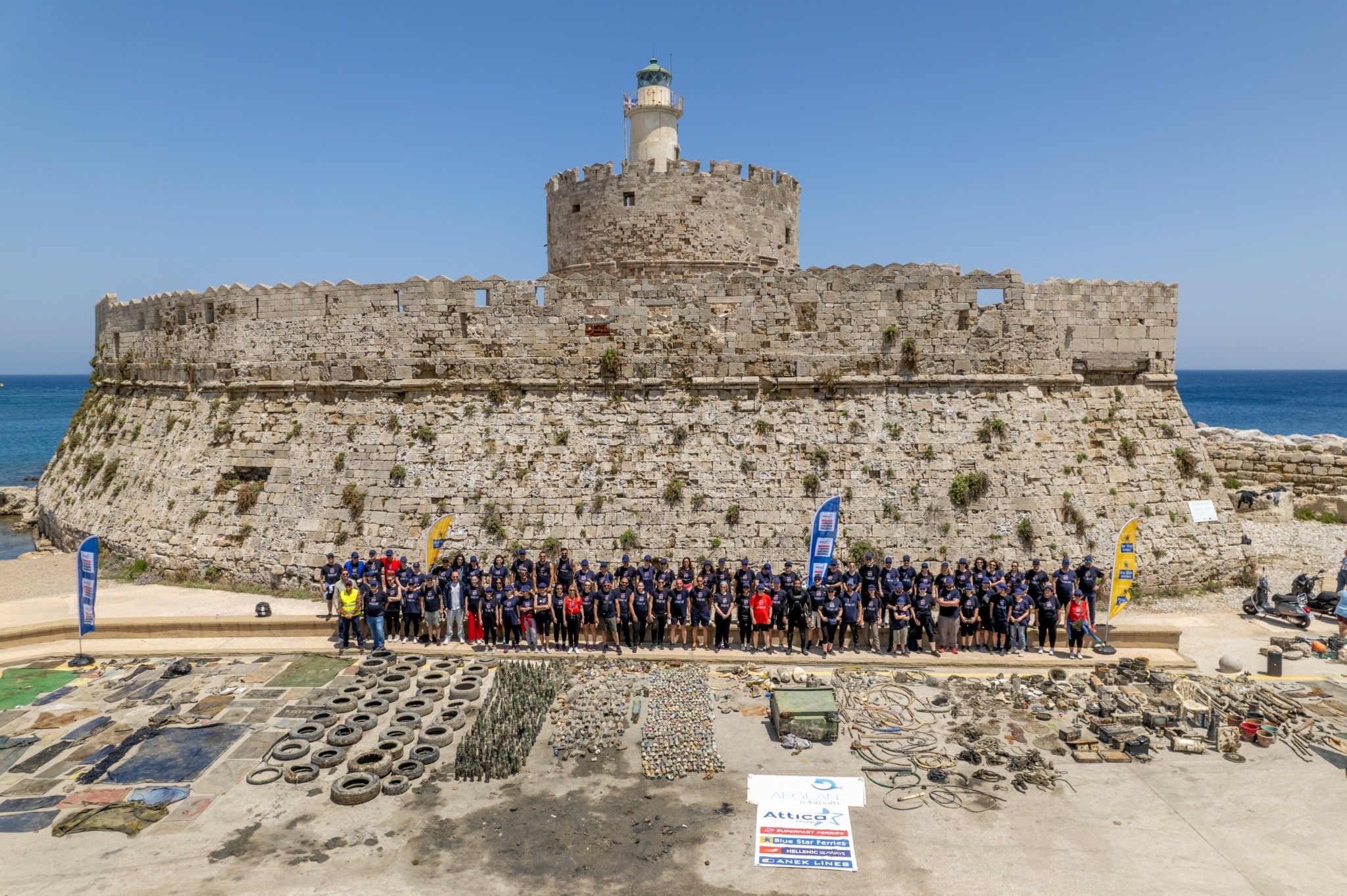 Στη Ρόδο και τη Χάλκη η 8η Περιβαλλοντική απόΔραση του Ομίλου Attica