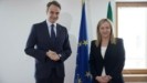 Σε εξέλιξη η συνάντηση Μητσοτάκη – Μελόνι: Στο επίκεντρο ανταγωνιστικότητα, άμυνα και μεταναστευτικό