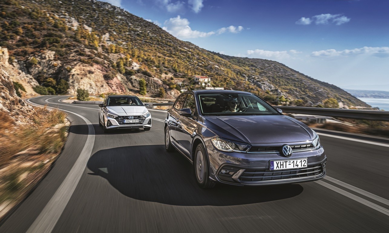 Συγκρίνουμε: HYUNDAI i20 1.0 48V 7DCT vs VW POLO 1.0 TSI DSG