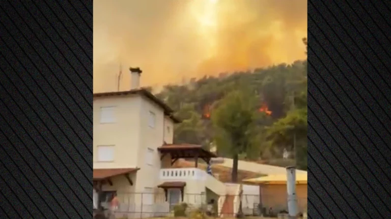 Βουρβουρού Χαλκιδικής: Μεγάλη φωτιά κατακαίει πευκοδάσος – Μέτωπο δύο χιλιομέτρων (vid) (upd)