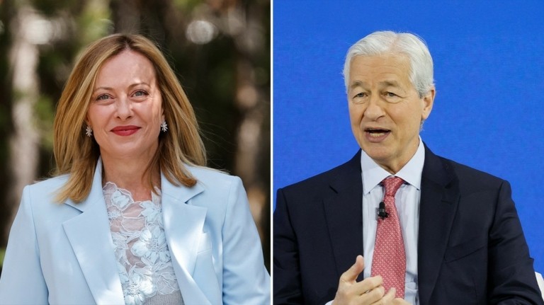 Συνάντηση Μελόνι – Ντάιμον για πιθανές επενδύσεις της JP Morgan στην Ιταλία