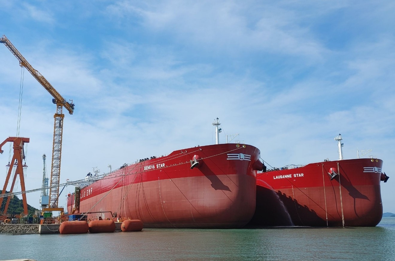 Atlas Maritime: Διπλή καθέλκυση στο Daehan: «LAUSANNE STAR» και «NORTH STAR» (pics)