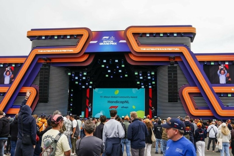 Το πρώτο βραβείο F1® Allwyn Global Community Award απονεμήθηκε στο ολλανδικό Grand Prix