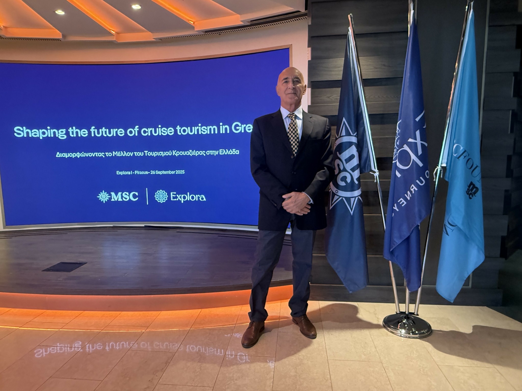 Κυριάκος Αναστασιάδης: Η MSC επενδύει στρατηγικά στην Ελλάδα – Χρειάζονται νέοι προορισμοί και υποδομές για το μέλλον της κρουαζιέρας