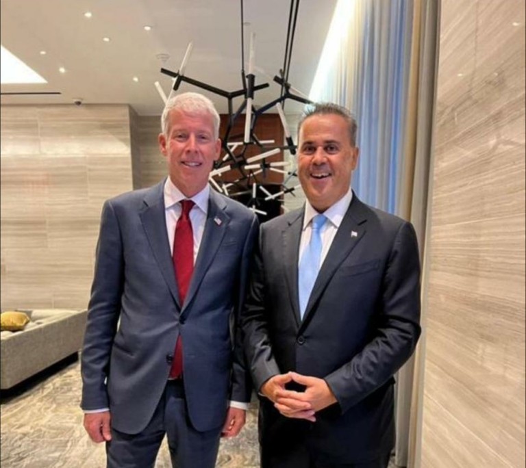 Συνάντηση Παπασταύρου – Wright στις ΗΠΑ: Στο επίκεντρο η ενεργειακή συνεργασία και ο Κάθετος Διάδρομος (pics)