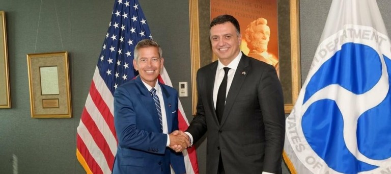 Συνάντηση Κικίλια με τον υπουργό Μεταφορών των ΗΠΑ, Σ. Ντάφι στην Ουάσιγκτον