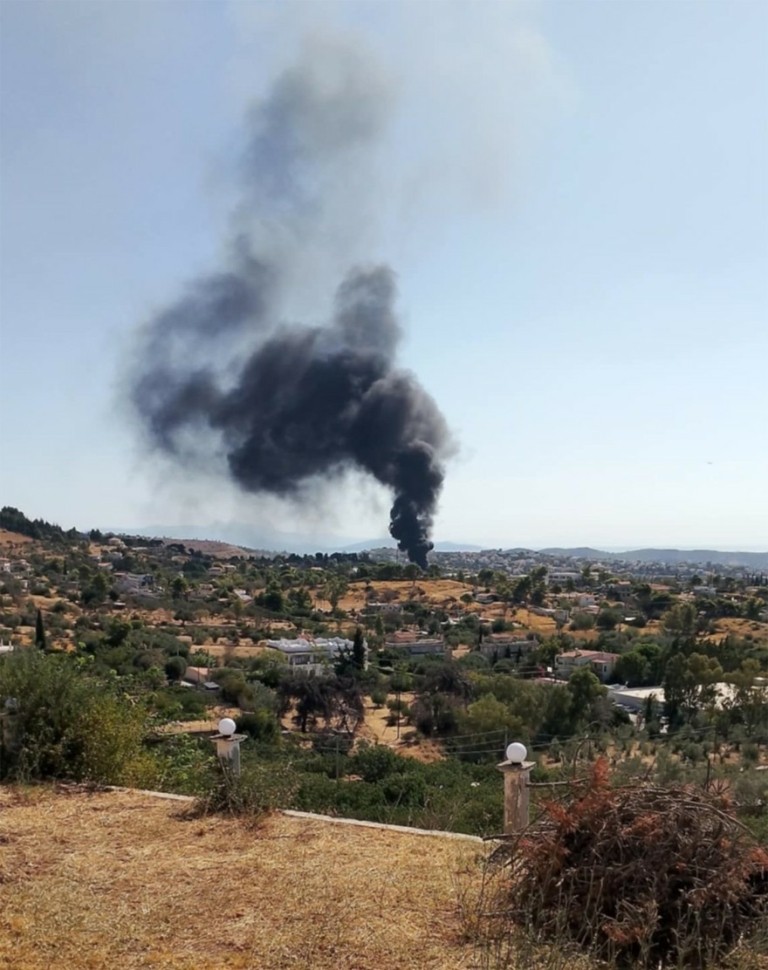 Φωτιά στο μουσικό σχολείο Παλλήνης