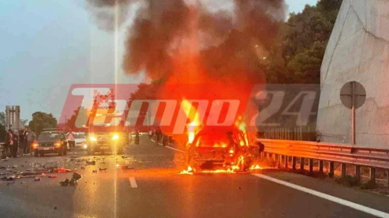 Αχαΐα: Τραγωδία στην Ολυμπία Οδό με δύο νεκρούς από σύγκρουση οχημάτων (vid) (upd)