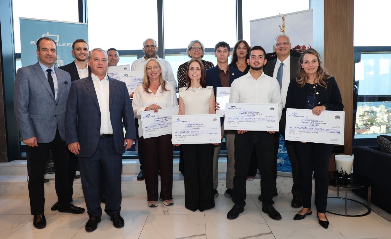 Safe Bulkers: Στηρίζει τη νέα γενιά της Κύπρου – 10 υποτροφίες αριστείας για το ακαδημαϊκό έτος 2025–2026 (pics) | Ειδήσεις για την Οικονομία Safe Bulkers: Στηρίζει τη νέα γενιά της Κύπρου – 10 υποτροφίες αριστείας για το ακαδημαϊκό έτος 2025–2026 (pics) | Ειδήσεις για την Οικονομία